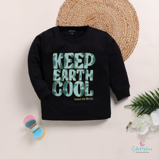 Keep Earth Cool Full Sleeves Unisex T-shirt